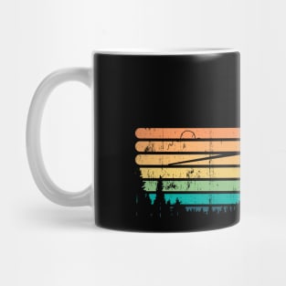 Retro Glider Pilot Soaring Plane Mug